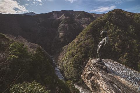 祖谷渓小便小僧